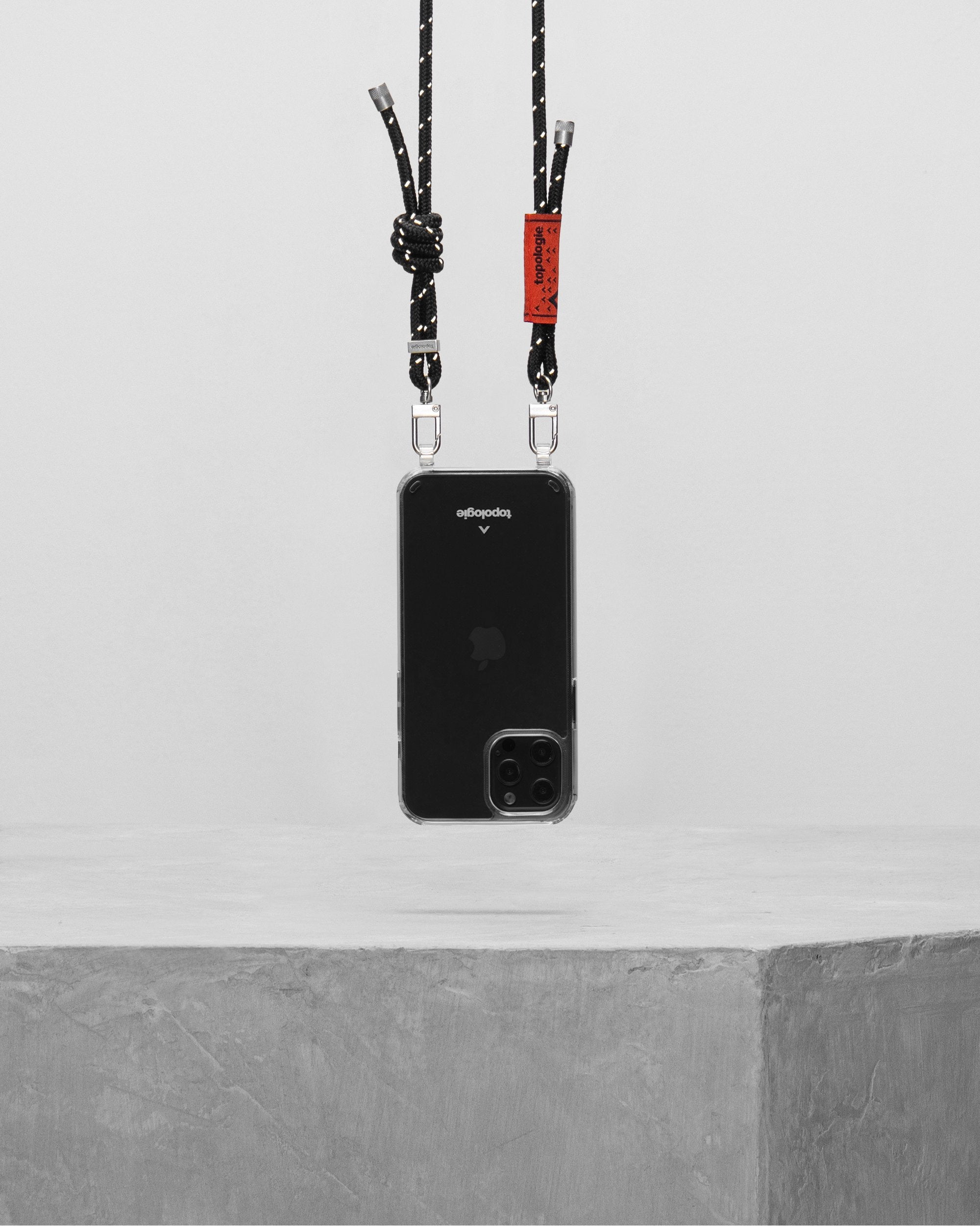 Coque Verdon / Transparente / 6.0mm Noir réfléchissant