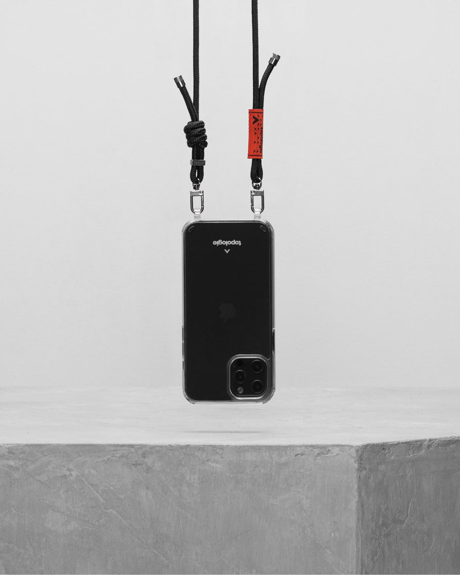 Verdon Phone Case / Clear / 6.0mm Black Solid