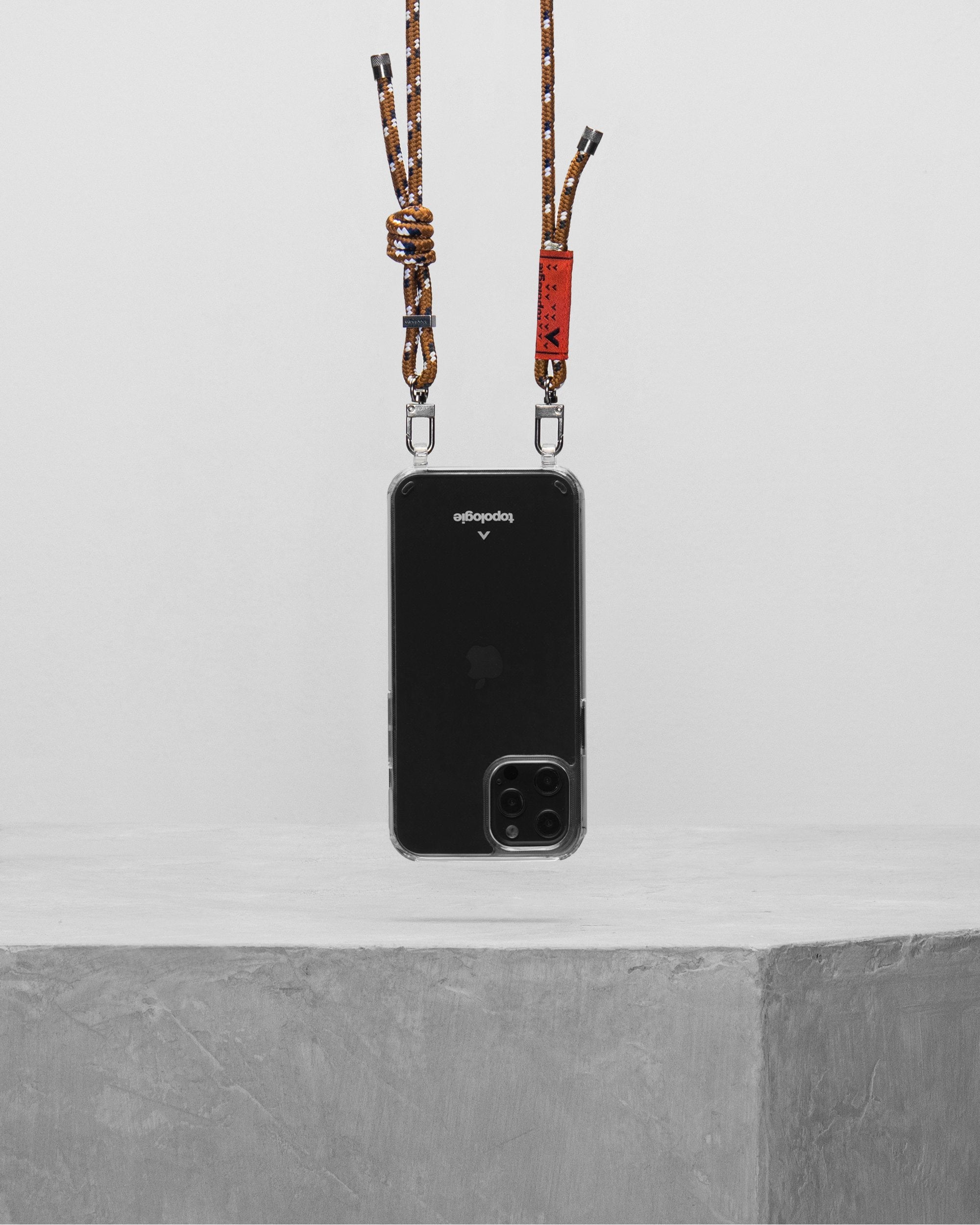 Verdon Phone Case / Clear / 6.0mm Brown Navy
