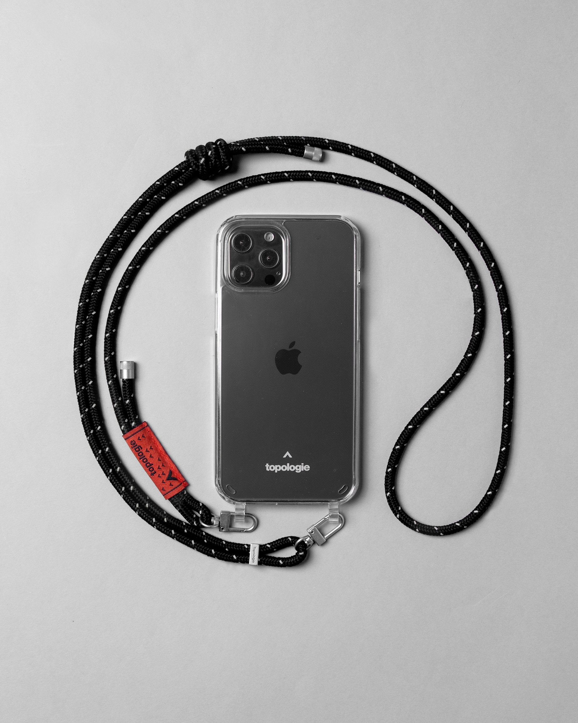 Coque Verdon / Transparente / 6.0mm Noir réfléchissant