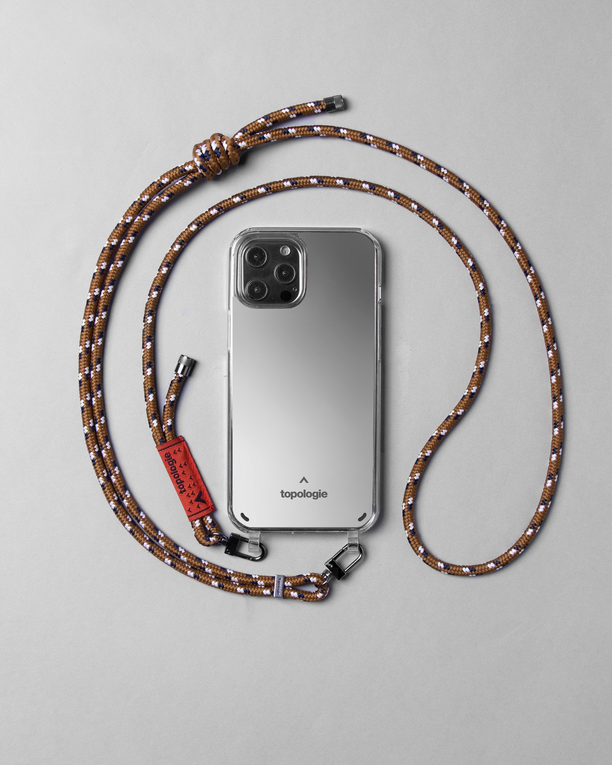 Verdon iPhone Case / Dark Mirror / 6.0mm Brown Navy
