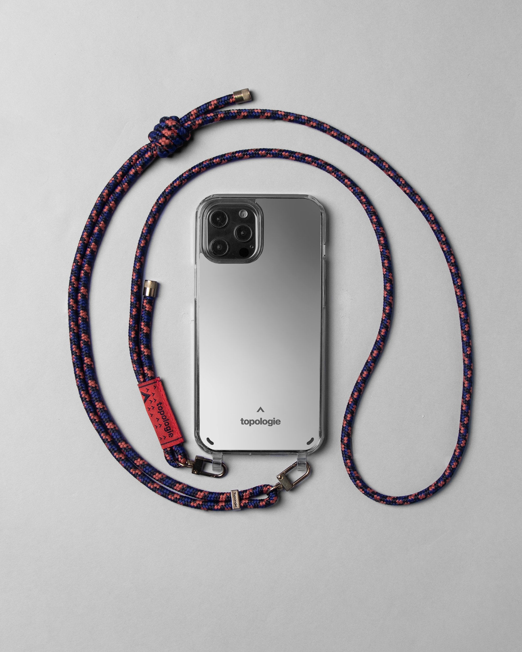 Verdon iPhone Case / Dark Mirror / 6.0mm Navy Orange