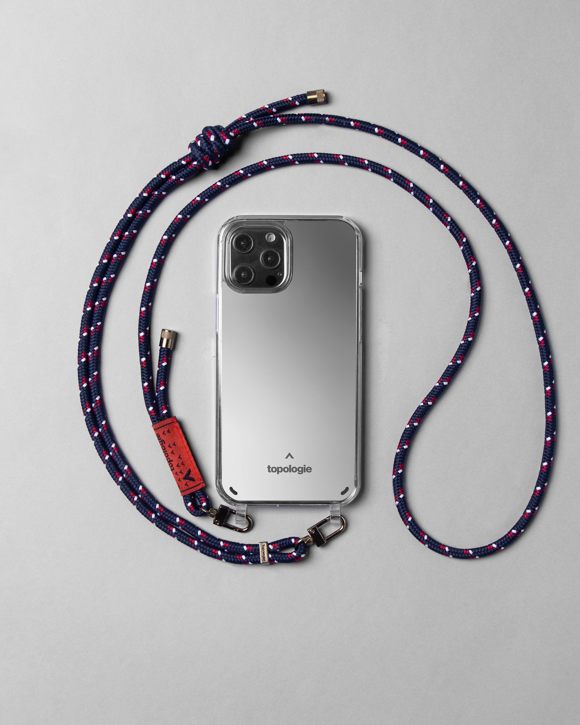Verdon iPhone Case / Dark Mirror / 6.0mm Navy Patterned