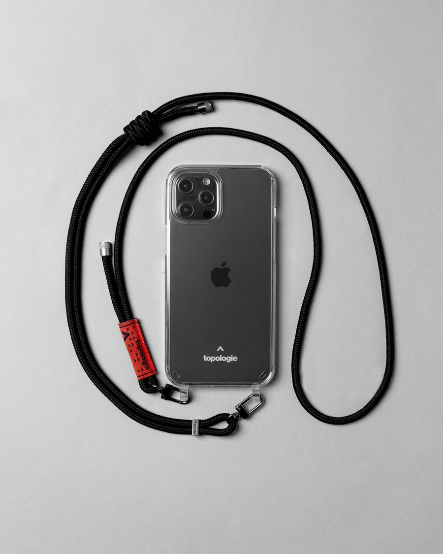 Verdon Phone Case / Clear / 6.0mm Black Solid