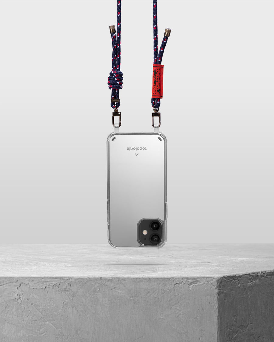 Verdon iPhone Case / Dark Mirror / 6.0mm Navy Patterned