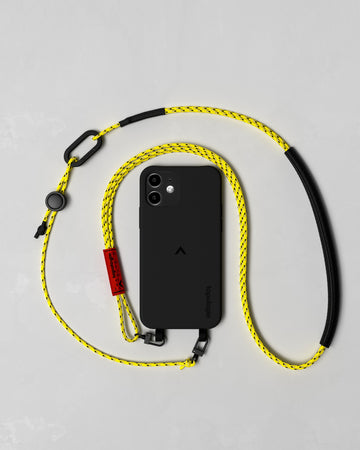 Dolomites Phone Case / Black / 3.0mm Yellow Patterned