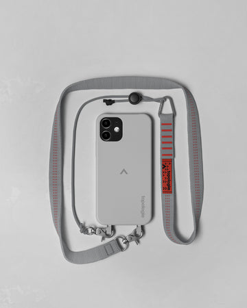 Dolomites Phone Case / Slate / 20mm Grey Stripe