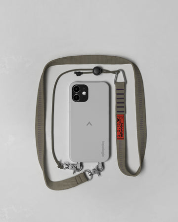 Dolomites Phone Case / Slate / 20mm Moss Stripe
