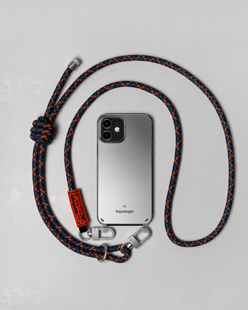 Verdon Phone Case / Dark Mirror / 8.0mm Navy Orange