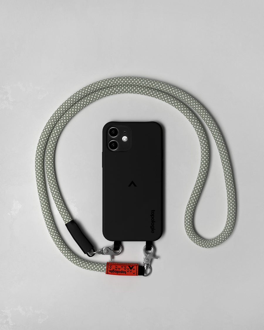 Dolomites Phone Case / Black / 10mm Sage Lattice